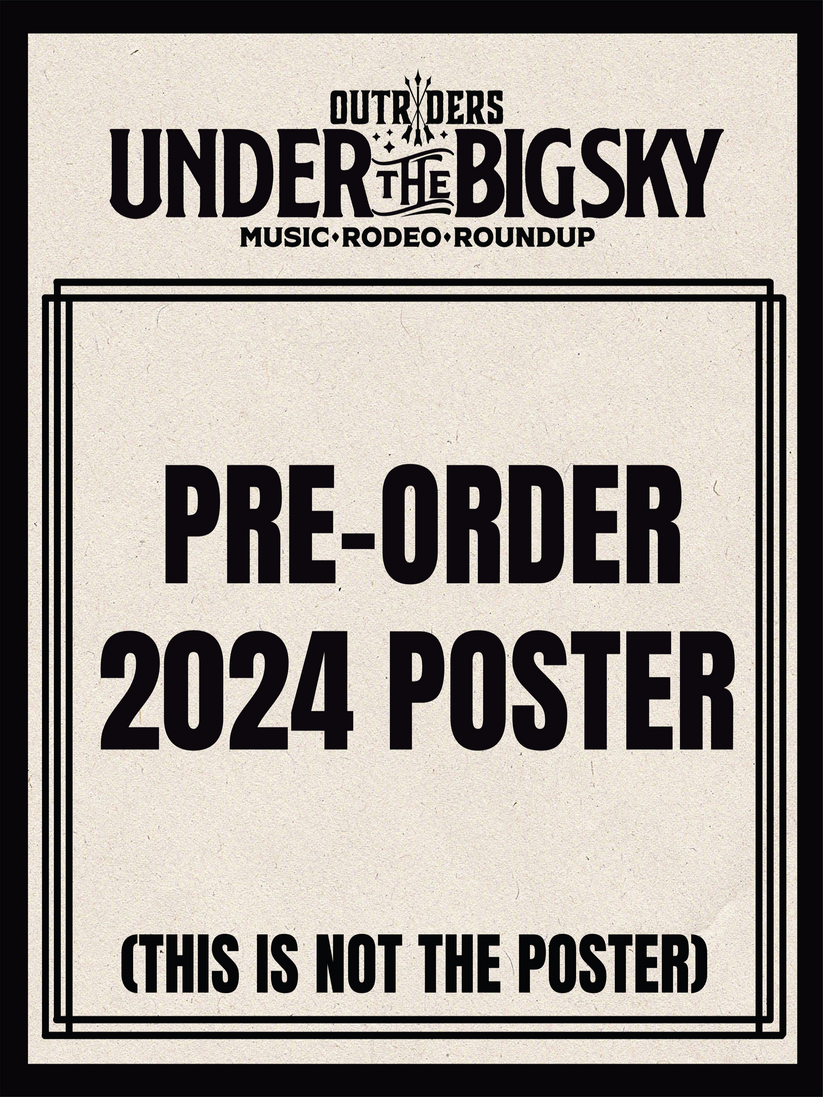 Under the Big Sky 2025 Event Poster *PREORDER* Shop Under The Big